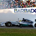 Mercedes' Pascal Wehrlein. Race of Champions, Bushy Park circuit, Barbados, 13-14 December 2014. © Race of Champions