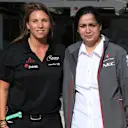 Simona De Silvestro (CHE) and Monisha Kaltenborn (AUT) Sauber Team Prinicpal. Formula One World Championship, Rd18, United States Grand Prix, Preparations, Austin, Texas, USA, Thursday, 14 November 2013 © Sutton Images. No reproduction without permission