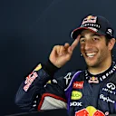 Daniel Ricciardo (AUS) Red Bull Racing in the Press Conference. Formula One World Championship, Rd1, Australian Grand Prix, Qualifying, Albert Park, Melbourne, Australia, Saturday, 15 March 2014. © Sutton Images