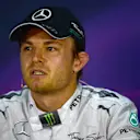 Nico Rosberg (GER) Mercedes AMG F1, who qualified third, in the Press Conference. Formula One World Championship, Rd2, Malaysian Grand Prix, Qualifying, Sepang, Malaysia, Saturday, 29 March 2014. © Sutton Images