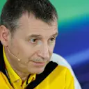 Rob White (GBR) Renault Sport in the Press Conference. Formula One World Championship, Rd4, Chinese Grand Prix, Practice, Shanghai, China, Friday, 18 April 2014. © Sutton Images