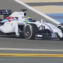 Having not set a time over the first hour of the session, Felipe Massa finally gets his Williams on the board. © FOWC Ltd
