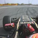 Pastor Maldonado fights both understeer and oversteer in his Lotus. © FOWC Ltd