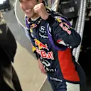 Daniel Ricciardo (AUS) Red Bull Racing celebrates on the podium. Formula One World Championship, Rd1, Australian Grand Prix, Race, Albert Park, Melbourne, Australia, Sunday, 16 March 2014. © Sutton Images