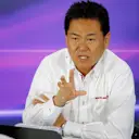 Yasuhisa Arai (JPN) Head of Honda Motorsport in the Press Conference. Formula One World Championship, Rd4, Chinese Grand Prix, Practice, Shanghai, China, Friday, 18 April 2014. © Sutton Images