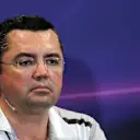 Eric Boullier (FRA) McLaren Racing Director in the team principals Press Conference. Formula One World Championship, Rd6, Monaco Grand Prix, Practice, Monte-Carlo, Monaco, Thursday, 22 May 2014. © Sutton Images