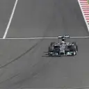 Lewis Hamilton goes fastest for Mercedes with a lap that puts him more than half a second clear of the rest of the field. © FOWC Ltd