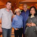 Party guests including (left to right) Eric Boullier, Bernie Ecclestone and Vijay Mallya. Indian Empress yacht party, Monaco. May 22, 2014. © API people-image