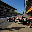 Pastor Maldonado (VEN) Lotus E22. Formula One Testing, Day Two, Barcelona, Spain, Wednesday, 14 May 2014. © Sutton Images