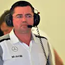 Eric Boullier (FRA) McLaren Racing Director. Formula One Testing, Day Two, Bahrain International Circuit, Sakhir, Bahrain, Friday, 28 February 2014. © Sutton Images