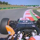 A bizarre early incident for Sergio Perez, as the wing mirror of his Force India falls off during the early part of free practice. © FOWC Ltd