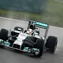 Lewis Hamilton (GBR) Mercedes AMG F1 W05. Formula One World Championship, Rd4, Chinese Grand Prix, Qualifying, Shanghai, China, Saturday, 19 April 2014. © Sutton Images