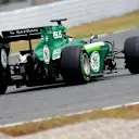 Kamui Kobayashi (JPN) Caterham CT05. Formula One Testing, Day One, Barcelona, Spain, Tuesday, 13 May 2014. © Sutton Images
