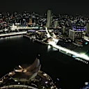 Night view at Marina Bay. Formula One World Championship, Rd13, Singapore Grand Prix, Preparations, Marina Bay Street Circuit, Singapore, Wednesday, 18 September 2013. © Sutton Images