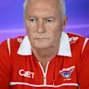 John Booth (GBR) Marussia Racing Team Principal in the Press Conference. Formula One World Championship, Rd5, Spanish Grand Prix, Practice, Barcelona, Spain, Friday, 9 May 2014. © Sutton Images