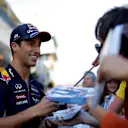 Daniel Ricciardo (AUS) Red Bull Racing signs autographs for the fans. Formula One World Championship, Rd5, Spanish Grand Prix, Preparations, Barcelona, Spain, Thursday, 8 May 2014. © Sutton Images
