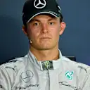 Second placed Nico Rosberg (GER) Mercedes AMG F1 in the post-race Press Conference. Formula One World Championship, Rd7, Canadian Grand Prix, Race Day, Montreal, Canada, Sunday, 8 June 2014. © Sutton Images