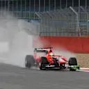 Rio Haryanto (IND) Marussia F1 Team MR01. Formula One Young Drivers Test, Day Two, Silverstone, England, 13 July 2012. © Sutton Images