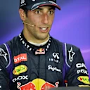 Race winner Daniel Ricciardo (AUS) Red Bull Racing in the post-race Press Conference. Formula One World Championship, Rd7, Canadian Grand Prix, Race Day, Montreal, Canada, Sunday, 8 June 2014. © Sutton Images
