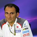 Giampaolo Dall'ara, Sauber Head of Track Engineering in the Press Conference. Formula One World Championship, Rd7, Canadian Grand Prix, Practice, Montreal, Canada, Friday, 6 June 2014. © Sutton Images