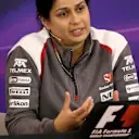 Monisha Kaltenborn (AUT) Sauber Team Prinicpal in the Press Conference. Formula One World Championship, Rd8, Austrian Grand Prix, Practice, Spielberg, Austria, Friday, 20 June 2014. © Sutton Images