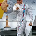 Valtteri Bottas (FIN) Williams celebrates on the podium. Formula One World Championship, Rd8, Austrian Grand Prix, Race, Spielberg, Austria, Sunday, 22 June 2014. © Sutton Images