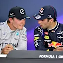 (L to R): Second placed Nico Rosberg (GER) Mercedes AMG F1 and race winner Daniel Ricciardo (AUS) Red Bull Racing in the post-race Press Conference. Formula One World Championship, Rd7, Canadian Grand Prix, Race Day, Montreal, Canada, Sunday, 8 June 2014. © Sutton Images