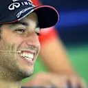 Daniel Ricciardo (AUS) Red Bull Racing in the Press Conference. Formula One World Championship, Rd8, Austrian Grand Prix, Preparations, Spielberg, Austria, Thursday, 19 June 2014. © Sutton Images