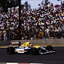 Race winner Nigel Mansell (GBR) Williams FW14B Mexican Grand Prix, Mexico City, 22 March 1992