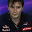 James Key (GBR) Scuderia Toro Rosso Technical Director in the Press Conference. Formula One World Championship, Rd9, British Grand Prix, Practice, Silverstone, England, Friday, 4 July 2014