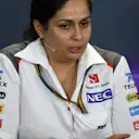 Monisha Kaltenborn (AUT) Sauber Team Prinicpal in the Press Conference. Formula One World Championship, Rd11, Hungarian Grand Prix, Practice, Hungaroring, Hungary. Friday, 25 July 2014
