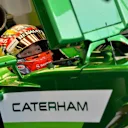 Robin Frijns (NDL) Caterham CT05. Formula One World Championship, Rd9, British Grand Prix, Practice, Silverstone, England, Friday, 4 July 2014