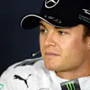Pole sitter Nico Rosberg (GER) Mercedes AMG F1 in the Press Conference. Formula One World Championship, Rd10, German Grand Prix, Qualifying, Hockenheim, Germany, Saturday, 19 July 2014