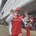 Ferrari's Fernando Alonso is able to smile, despite not making it through to Q2, being joined in the drop zone by team mate Kimi Raikkonen and both Williams. © FOWC Ltd