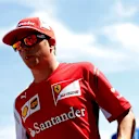 Kimi Raikkonen (FIN) Ferrari. Formula One World Championship, Rd10, German Grand Prix, Preparations, Hockenheim, Germany, Thursday, 17 July 2014