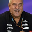 Dr. Vijay Mallya (IND) Force India F1 Team Owner in the Press Conference. Formula One World Championship, Rd11, Hungarian Grand Prix, Practice, Hungaroring, Hungary. Friday, 25 July 2014