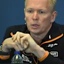 Andy Green (GBR) Force India F1 Technical Director in the Press Conference. Formula One World Championship, Rd12, Belgian Grand Prix, Practice, Spa-Francorchamps, Belgium, Friday, 22 August 2014. © Sutton Images