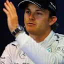 Nico Rosberg (GER) Mercedes AMG F1 in the Press Conference. Formula One World Championship, Rd12, Belgian Grand Prix, Race Day, Spa-Francorchamps, Belgium, Sunday, 24 August 2014. © Sutton Images