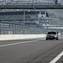 Sebastian Vettel becomes first Formula One driver to sample the full Sochi Autodrom circuit in Russia. © Sochi Autodrom