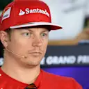 Kimi Raikkonen (FIN) Ferrari in the Press Conference. Formula One World Championship, Rd14, Singapore Grand Prix, Marina Bay Street Circuit, Singapore, Preparations, Thursday, 18 September 2014