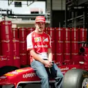 Ferrari's Fernando Alonso at the Shell Technology Centre in Hamburg, Germany. © Shell