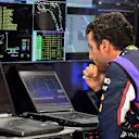 Daniel Ricciardo (AUS) Red Bull Racing looks at data. Formula One World Championship, Rd13, Italian Grand Prix, Monza, Italy, Practice, Friday, 5 September 2014