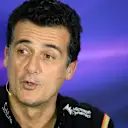 Federico Gastaldi (ARG) Lotus F1 Team Deputy Team Principal in the Press Conference. Formula One World Championship, Rd13, Italian Grand Prix, Monza, Italy, Practice, Friday, 5 September 2014