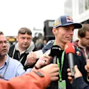 Max Verstappen (NDL) is interviewed about becoming a Scuderia Toro Rosso driver in 2015. Formula One World Championship, Rd12, Belgian Grand Prix, Preparations, Spa-Francorchamps, Belgium, Thursday, 21 August 2014