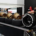 Pirelli preparation area. Formula One World Championship, Rd12, Belgian Grand Prix, Preparations, Spa-Francorchamps, Belgium, Thursday, 21 August 2014