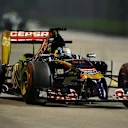 Jean-Eric Vergne (FRA) Scuderia Toro Rosso STR9. Formula One World Championship, Rd14, Singapore Grand Prix, Marina Bay Street Circuit, Singapore, Race Day, Sunday, 21 September 2014