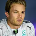 Second placed Nico Rosberg (GER) Mercedes AMG F1 in the post-race Press Conference. Formula One World Championship, Rd13, Italian Grand Prix, Monza, Italy, Race Day, Sunday, 7 September 2014