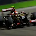 Pastor Maldonado (VEN) Lotus E22. Formula One World Championship, Rd14, Singapore Grand Prix, Marina Bay Street Circuit, Singapore, Practice, Friday, 19 September 2014