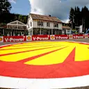 Shell logo. Formula One World Championship, Rd12, Belgian Grand Prix, Preparations, Spa-Francorchamps, Belgium, Thursday, 21 August 2014