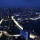 Scenic aerial view. Formula One World Championship, Rd14, Singapore Grand Prix, Marina Bay Street Circuit, Singapore, Practice, Friday, 19 September 2014